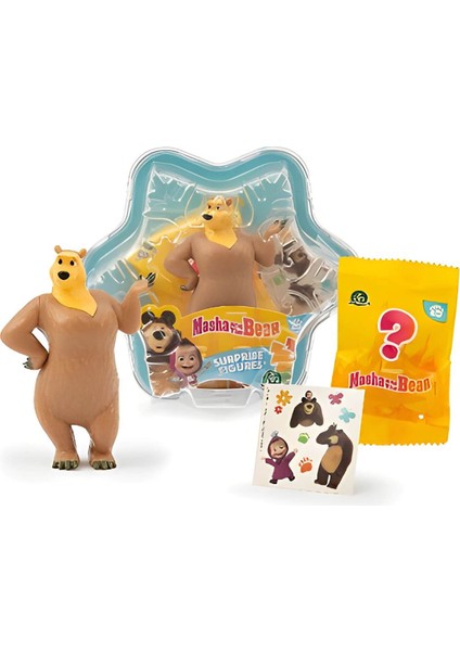 Masha ile Koca Ayı Figürlü Kartanesi Paketi MHA29000 - Dişi Ayı modelleri