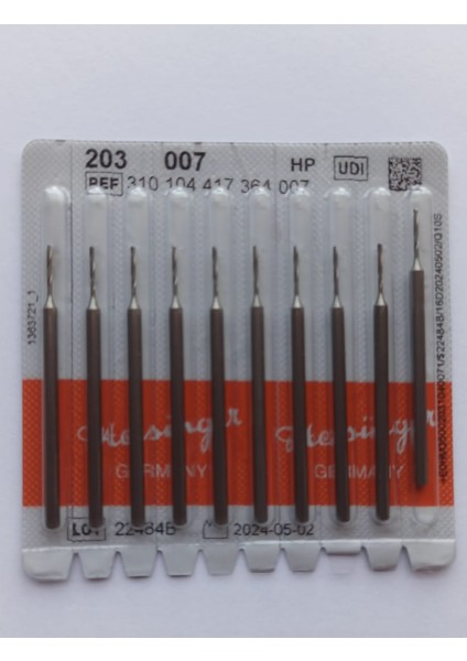 203 007 Hp Meisinger Büküm Matkabı Çelik Rond Frez Piyasemen Hp 007 Meisinger 10 Lu Paket modelleri