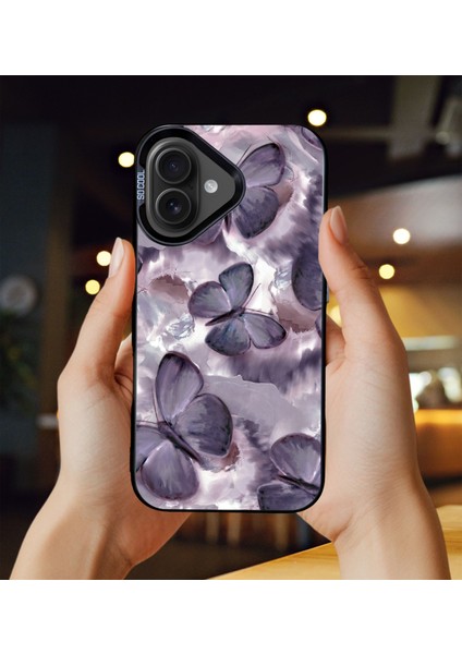 Iphone 16 Uyumlu Desenli Darba Emici Telefon Kılıfı MK01A