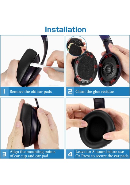 Beats Studio Pro İçin Kulaklık Pedi Sünger Yastık Yumuşak Protein Suni Deri Kulak Pedleri, Gürültü Yalıtım Köpük (Kumtaşı) Beats Studio Pro Earpad Yastık indirimleri