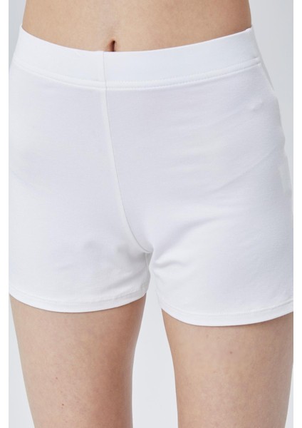 Extra Yumuşak Viskon Şort & Atlet Takım -Ekru fırsatları