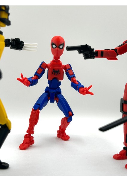 Dummy Spiderman: Hareketli Mini Figür