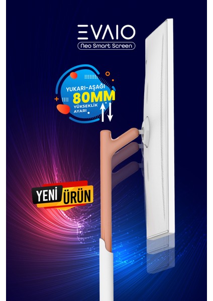 Neo 32 Inç 80 Ekran HDD Full HD Taşınabilir Android Smart LED Ayaklı Ekran