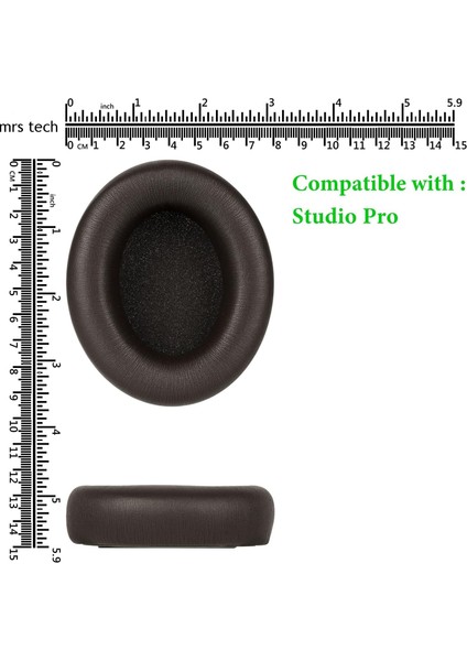 Beats Studio Pro Için Yedek Kulak Pedleri Yastık Sünger Kulaklıklar Için Kulaklık Yastıkları Pedi Gürültü Önleyici Bellek Sünger Köpük Earpad modelleri