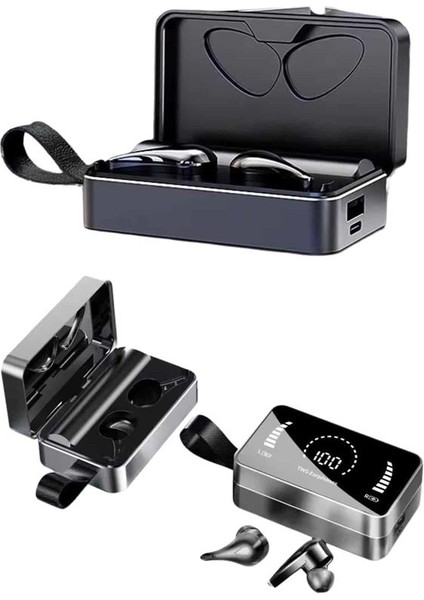 Tws Bluetooth Kulaklık Kablosuz Uzun Pil Ömrü Dijital Göstergeli Powerbank modelleri