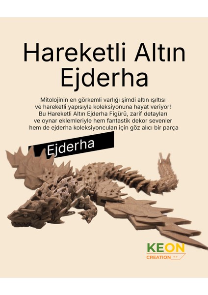 Hareketli Altın Ejderha fiyatları