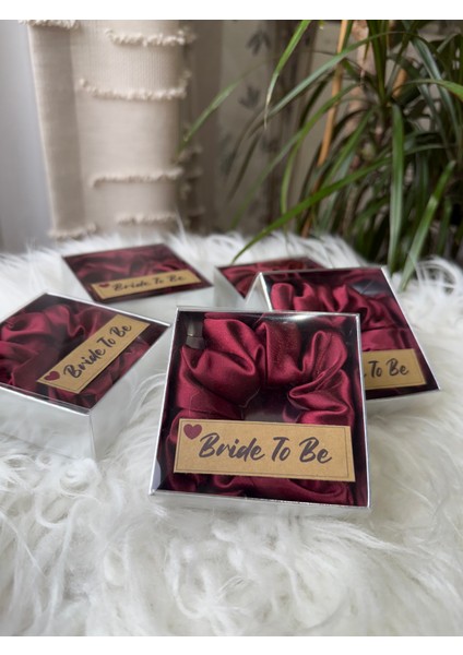 Hediyelik Saten Toka Kişiye Özel Kına Gecesi-Bride-Düğün 5 Adet Kutulu