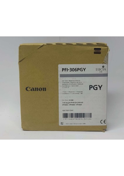 PFI-306PGY Foto Gri Kartuş 330ML modelleri