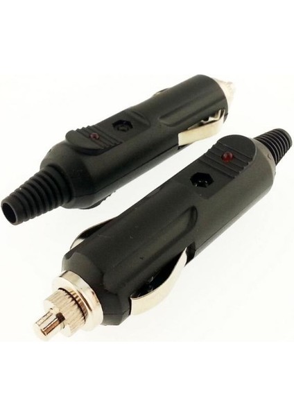 2 Adet LED Işıklı 12 Volt Sigortlalı Seyyar Motorsiklet Otomobil Araç Çakmaklık Fişi Soketi indirimleri