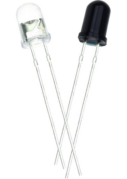 5mm Kızılötesi Alıcı Verici LED Set 940NM - 10 Ar Adet