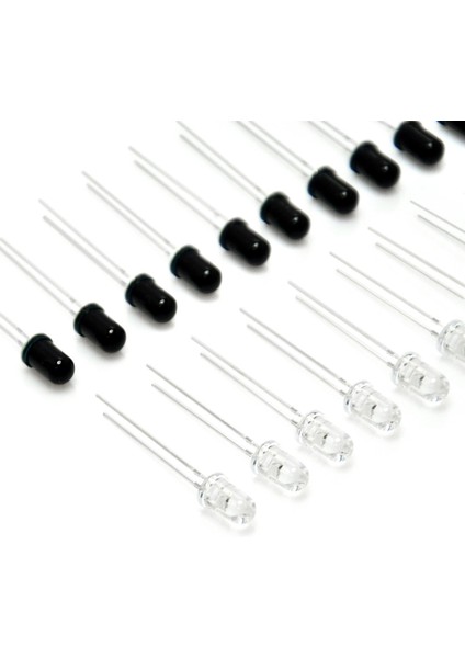 5mm Kızılötesi Alıcı Verici LED Set 940NM - 10 Ar Adet fiyatları