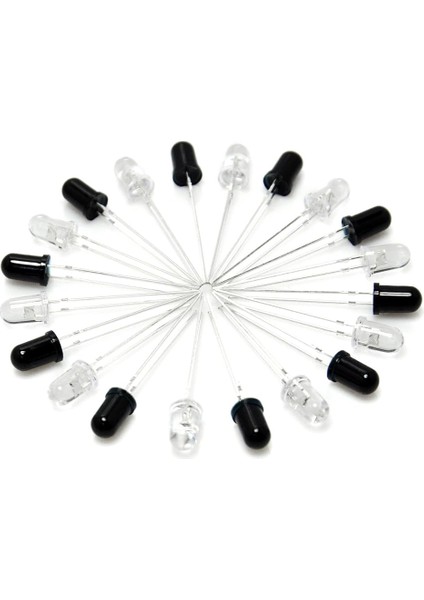 5mm Kızılötesi Alıcı Verici LED Set 940NM - 10 Ar Adet modelleri