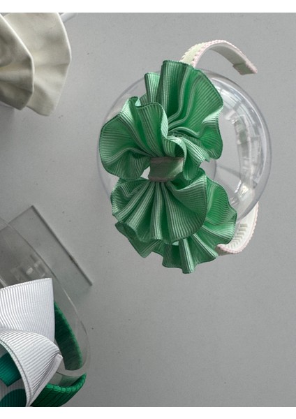 3’lü Fiyonk Detaylı Taç Seti - Çocuklar Için Renkli Saç Aksesuarı fırsatları