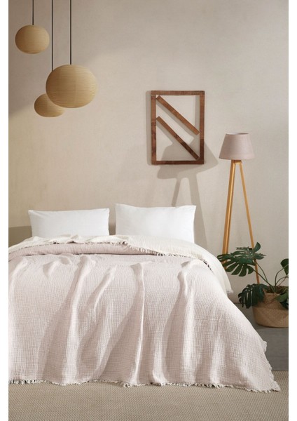 5 Katlı %100 Pamuk Müslin Yatak Örtüsü – 230X240 cm