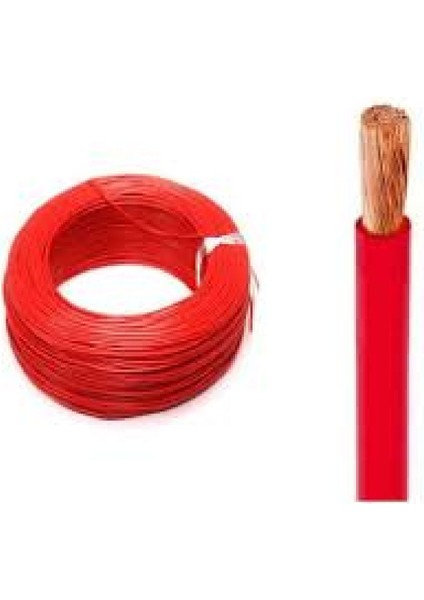 H50V-K 0.50-Kr ,kırmızı 0.50MM² 1-Damar/çok Telli 1-Mt Nyaf Kablo