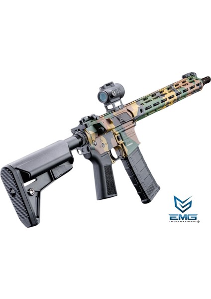 Umbrella Corporation Weapons Research Group Licensed M4 M-Lok Airsoft Aeg Rifle (Color: Woodland Water Transfer / Carbine 400 Fps) fiyatları