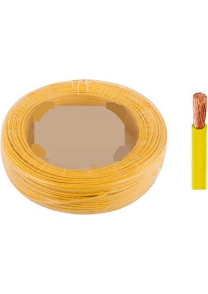 H50V-K 0.50-Sr ,sarı 0.50MM² 1-Damar/çok Telli 1-Mt Nyaf Kablo