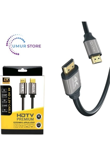 10 Metre Ultra Hdtv 4k 60hz Hdmı 2.0v Görüntü Ve Ses Kablosu fırsatları
