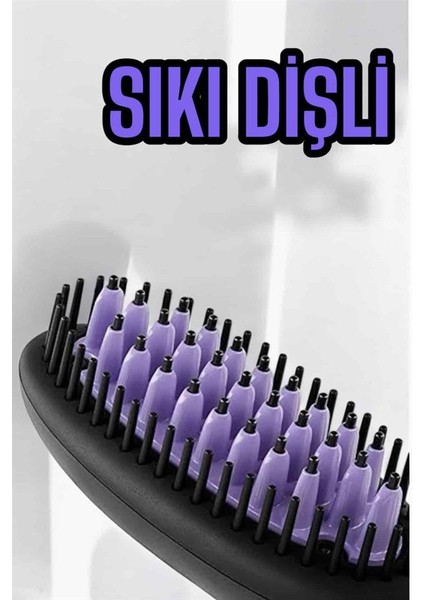 Fön Tarak Elektrikli Sıkı Dişli Taşınabilir Saç Düzleştirici modelleri