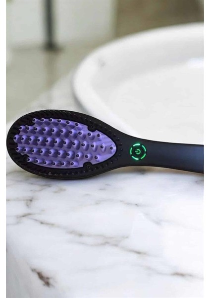 Fön Tarak Elektrikli Sıkı Dişli Taşınabilir Saç Düzleştirici indirimleri