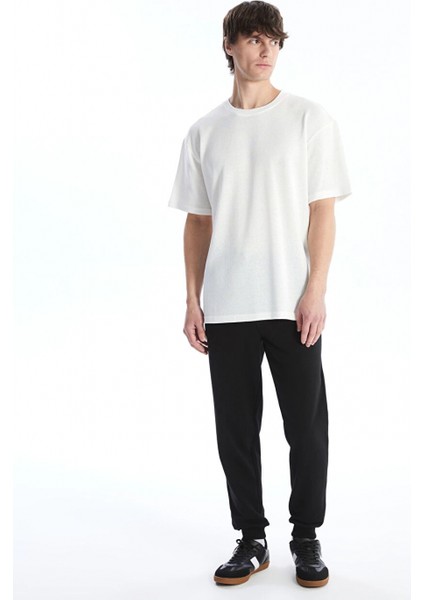 Lcw Casual Siyah Slim Fit Erkek Kalın Jogger Eşofman Altı fiyatları