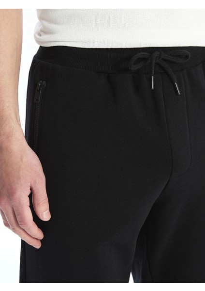 Lcw Casual Siyah Slim Fit Erkek Kalın Jogger Eşofman Altı fırsatları