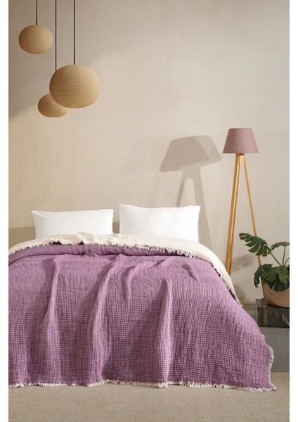 5 Katlı %100 Pamuk Müslin Yatak Örtüsü – 230X240 cm