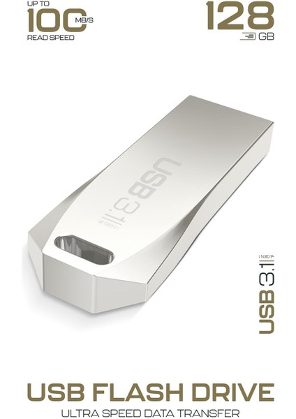 Premium 128GB USB 3.1 Metal Gövde Ultra Hızlı Flash Bellek Data Traveler modelleri