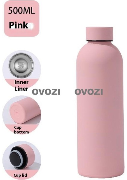 500ML Spor Kupa 304 Paslanmaz Çelik Vakum Yalıtımlı Kupa (Yurt Dışından)