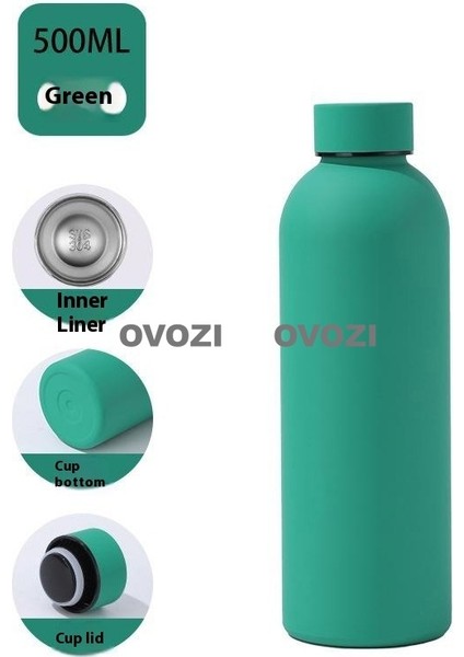 500ML Spor Kupa 304 Paslanmaz Çelik Vakum Yalıtımlı Kupa (Yurt Dışından)