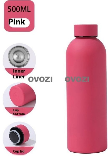 500ML Spor Kupa 304 Paslanmaz Çelik Vakum Yalıtımlı Kupa (Yurt Dışından)