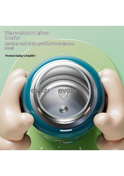 500ML Yüksek Değerli 316 Paslanmaz Çelik Öğrenci Çocuk Yalıtımlı Dak (Yurt Dışından) fiyatları