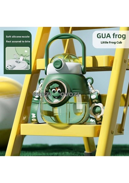 1100ML Karikatür Yüksek Değerli Öğrenci Çocuk Pipetli Su Dağı (Yurt Dışından)