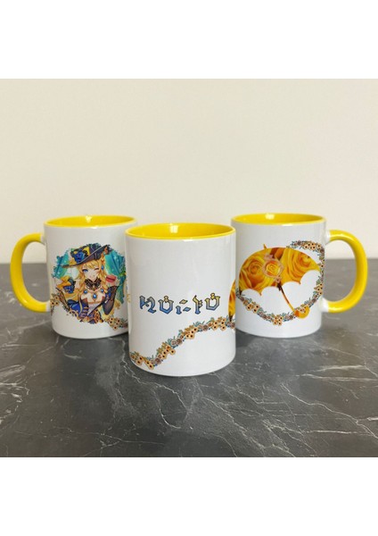 Genshin Impact Navia Kupa Bardak - Önsezi Serisi