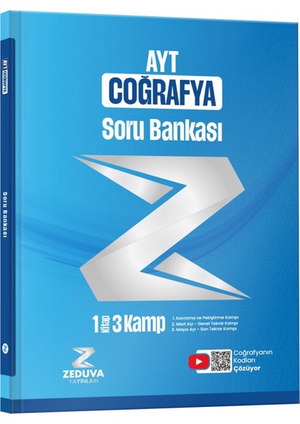 Coğrafyanın Kodları Ayt Coğrafya 1 Kitap 3 Kamp Soru Bankası - Yunus Turan