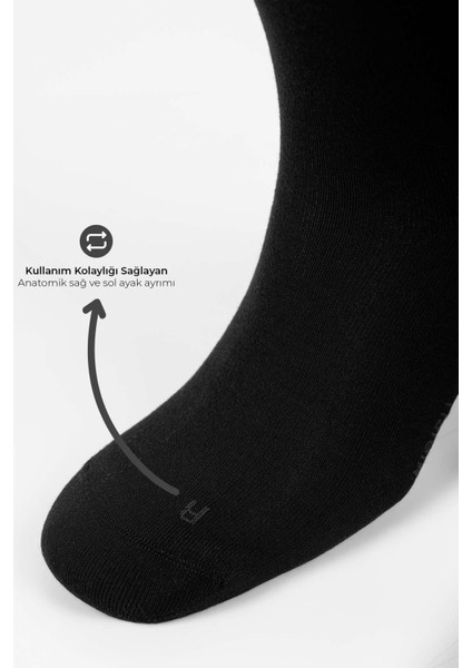 Modal By Tencel Kadın Kutulu 6 Çift Siyah Soket Çorap modelleri