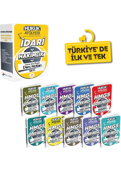Hukuk Atölyesi Idari Hakimlik Çıkmış Soru Örnekli Ders Notları Seti