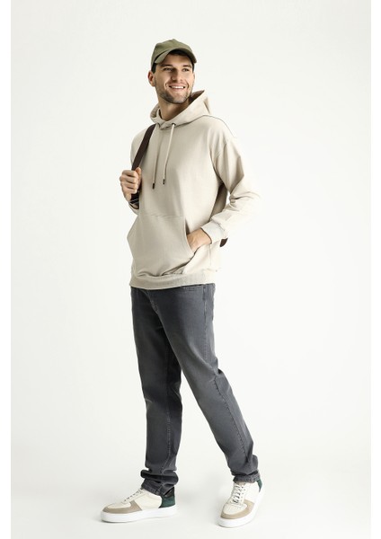 Kapüşonlu Oversize Pamuklu Sweatshirt fiyatları