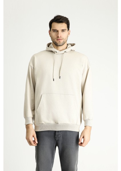 Kapüşonlu Oversize Pamuklu Sweatshirt fırsatları