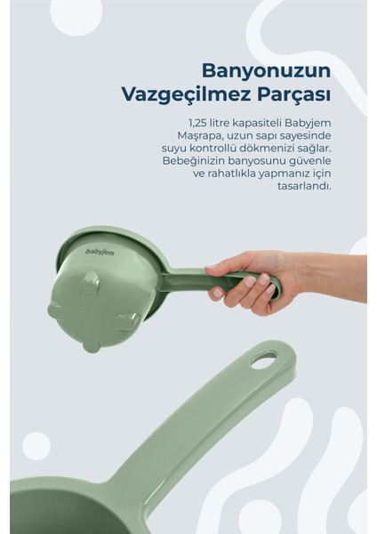 Ayaklı Küvet Seti 7 Parça Soft Yeşil indirimleri