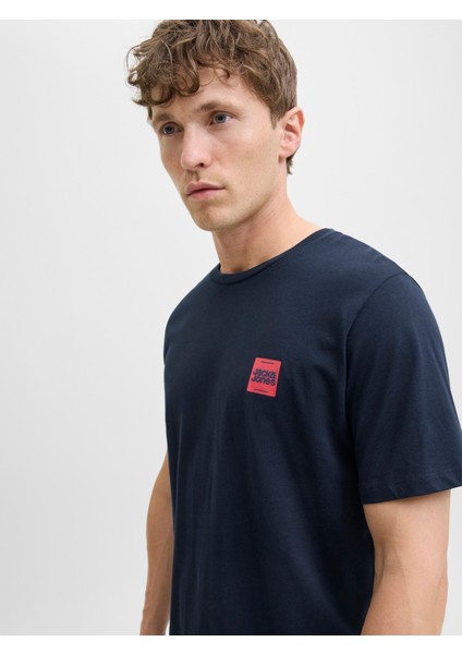 Jack Jones Küçük Yazı Logolu Erkek Tişört 12279100 modelleri