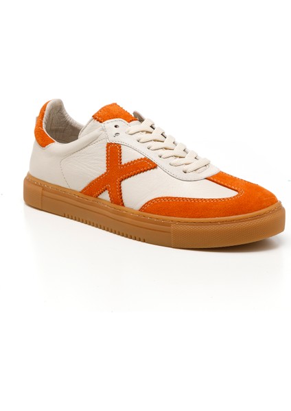 Kadın Sneaker ( Günlük) MAR-25Y-192-3030 John May Orange Süet-Bej Cilt-Orange Süet