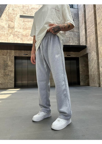 Stwd Nakışlı Baggy Lastik Paça Eşofman Altı