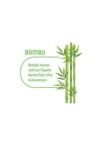 Organik Bambu Özlü Kokusuz Yenidoğan Islak Temizleme Mendili - 360 Yaprak, Alkol İçermez, Doğal İçerik fırsatları