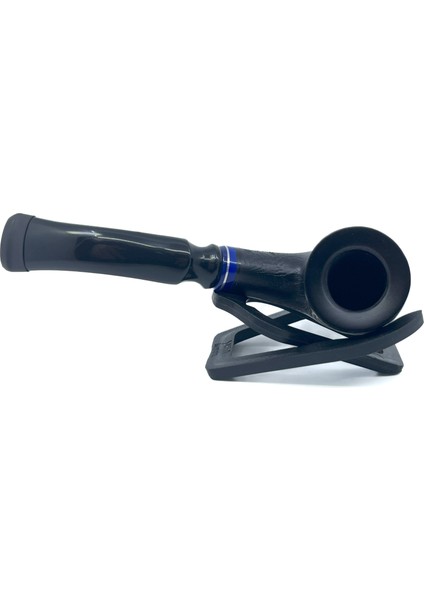 Bent Billiard Briar (Gül Kökü) 9 mm Filtreli El Yapımı Pipo - 2638 modelleri