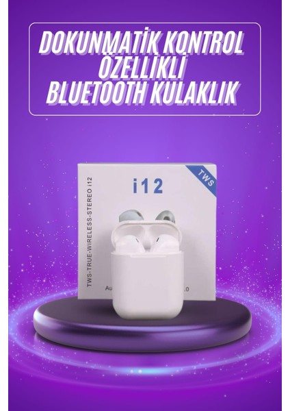 Yeni Nesil Beyaz Tws Bluetooth Kulaklık Android ve Ios Uyumlu Kablosuz Kulaklık