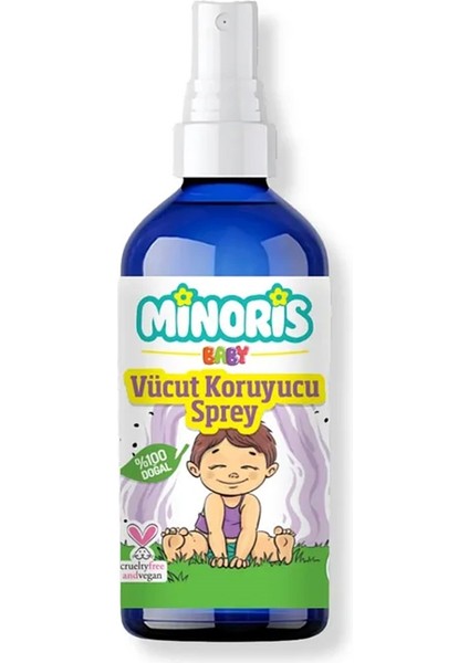 Baby Vücut Koruyucu Sprey Doğal İçeriklerle Uçan Haşerelere Karşı 100 ml