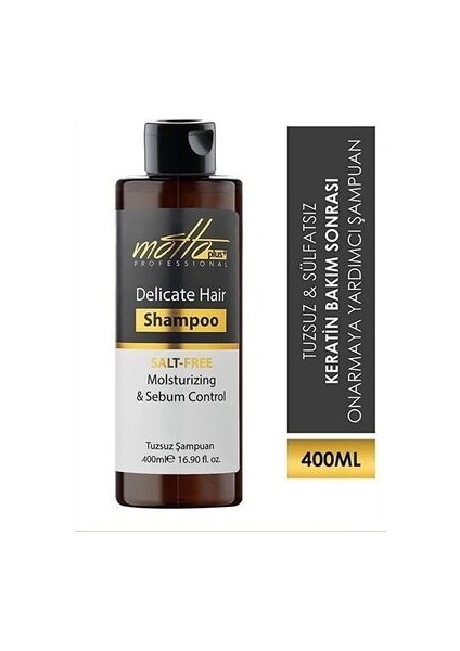 Tuzsuz Şampuan - Boyalı ve İşlem Görmüş Saçlar İçin Onarıcı ve Nemlendirici, 400 ml, Bitkisel Formül, Paraben İçermez modelleri