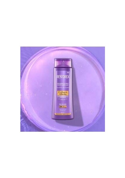 Hacim ve Parlaklık Veren Bakım Şampuanı - 500 ml, Kolajen ve Biotin İçerir, Paraben İçermez