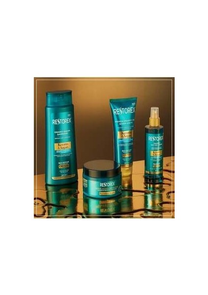 Onarıcı Bakım Şampuanı - Kırılmaya Karşı Yoğun Onarım ve Pürüzsüz Saçlar, 500 ml, Keratin ve Argan Yağı İçerir, Paraben İçermez
